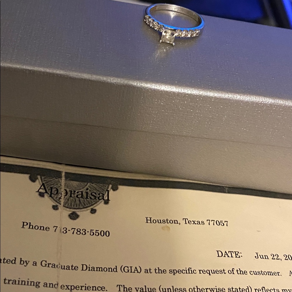 Elegant White Gold platinum gold. - Picture 3 of 3